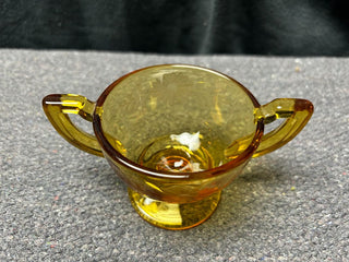 Amber sugar glass