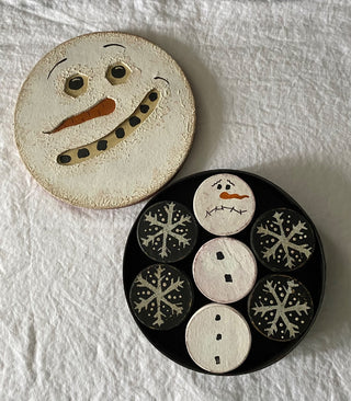 Frosty decor box set (set of 8)