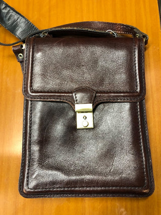Vintage Brown Leather Briefcase Bag - Price is Firm