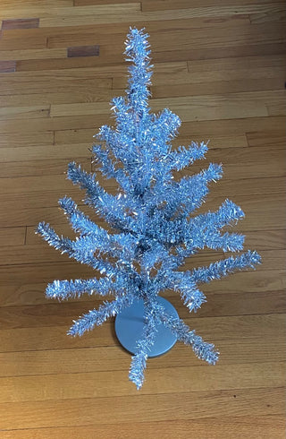 Retro 1990s tinsel tree 3 ft FIRM