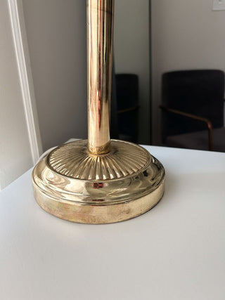 Brass Clam Shell Adjustable Desk Lamp