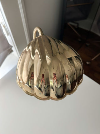 Brass Clam Shell Adjustable Desk Lamp