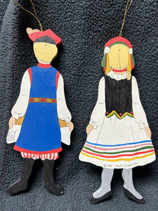 Boy and Girl Wooden Set