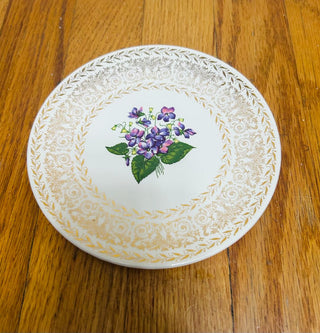 Vintage Spring Violet Plate