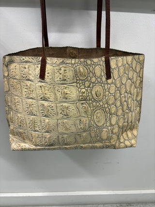 B. May Embossed Leather Monster Croc Shopper Bag