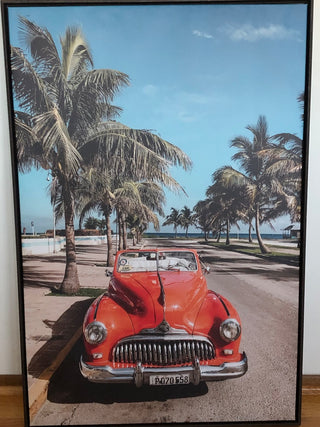 Retro Beach Day Canvas