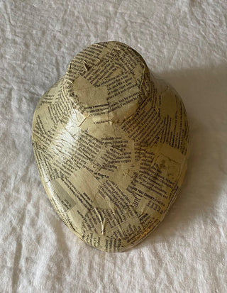 Vintage papier mache necklace display
