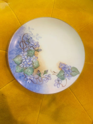 Hand Painted Violet Plate