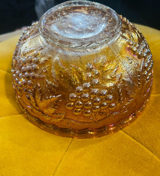 Imperial Glass Marigold Carnival Glass Bowl