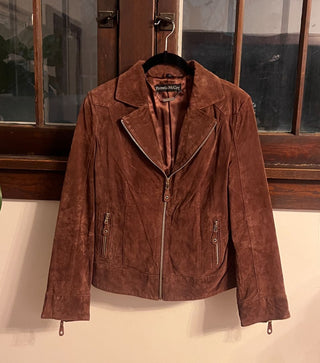 Brown Suede + Leather Pamela McCoy Size M