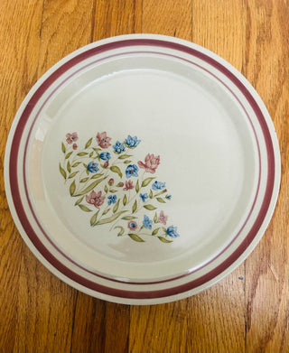 Vintage Newcor Stoneware Plate "Goodearth" pattern