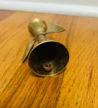 Vintage Brass Angel Candle Holder and Bell (no. 2)