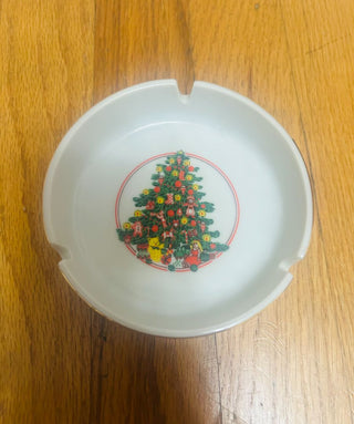 Vintage Christmas Ashtray