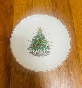 Vintage "Christmas Eve" Small Plate