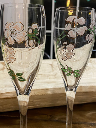6pc Perrier Jouet Champagne Flutes