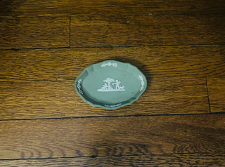 Vintage Green Wedgewood Trinket Dish