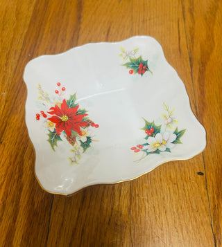 Royal Albert Poinsettia Small Square Dish