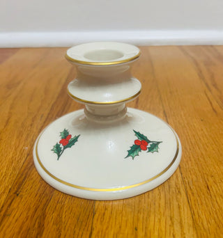Vintage Pickard China Christmas Candle Holder