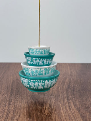 3" Miniature Bowl Stack Ornament – Butterprint