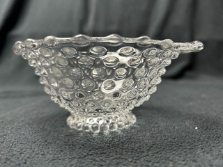 Hobnail clear mayo. bowl