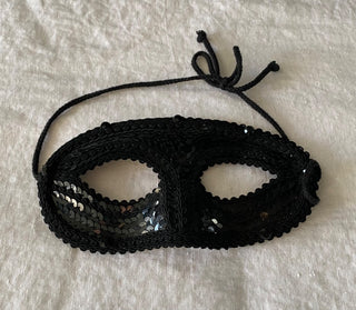 Vintage masquerade mask beaded