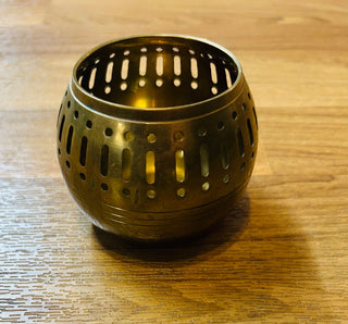 Brass Tea Light Candle Holder