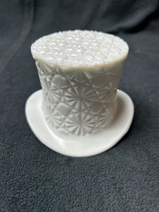 Top-Hat Fenton Milk Glass