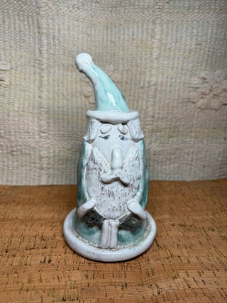 Hand Crafted Pottery Folk Art Santa