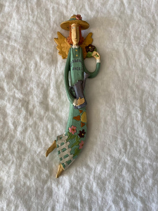 Vintage garden angel AS IS chipped