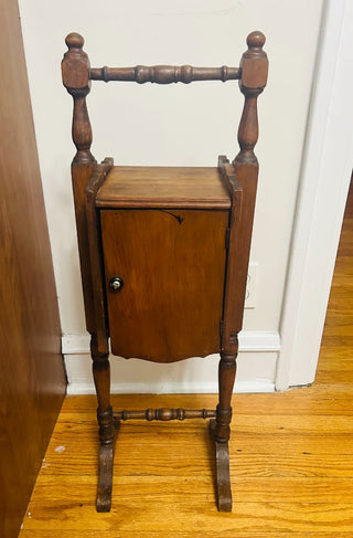 Antique Wooden Smoking Cabinet