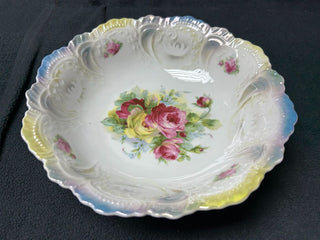 Porcelain Rose Floral Bowl