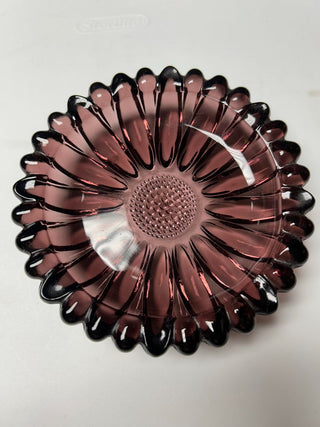 Large purple sunflower ashtray