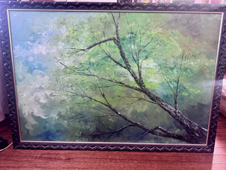 Vintage, 1973 Original, large oil painting by Bette Ann