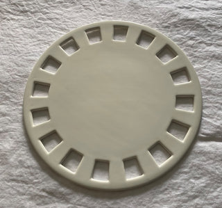 Ceramic sun serving platter