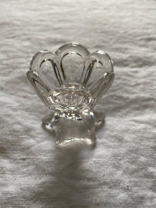 Vintage glass egg cup