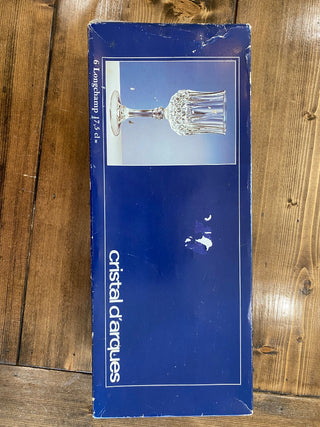 Cristal D'Arques 6pc Longchamps 17,5cl (w/original box)