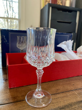 Cristal D'Arques 6pc Longchamps 17,5cl (w/original box)