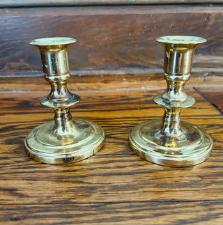 Vintage Brass Candle Stick Holders (set of 2)