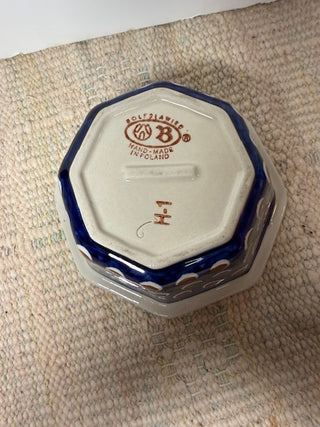 Polish Made Octagon Bowl