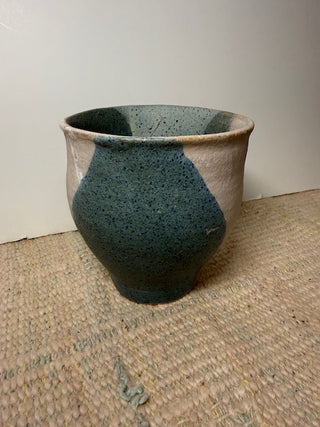 Handmade Studio Pottery Vase w/Cracked Glaze