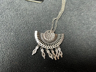 Fan Style Long Chain Necklace