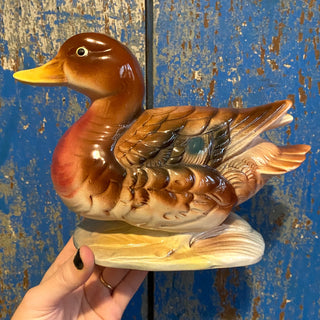 Vintage Ceramic Duck Figurine