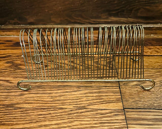 Vintage Brass Record Holder