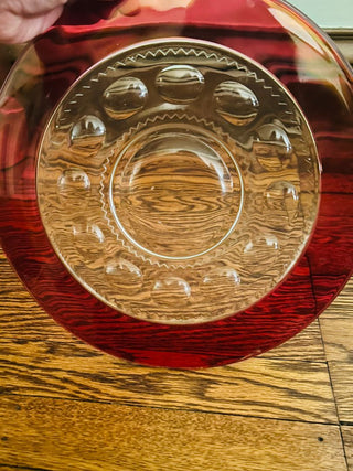 Vintage Tiffin-Franciscan Kings Crown Ruby Plate