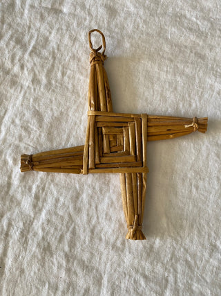 Vintage Irish woven reed St. Brigid’s cross