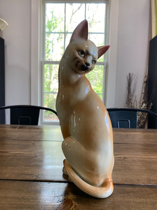 Porcelain Siamese Cat