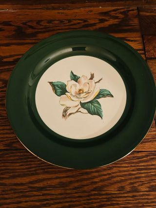 Vintage Jaderose Dinner Plate Green