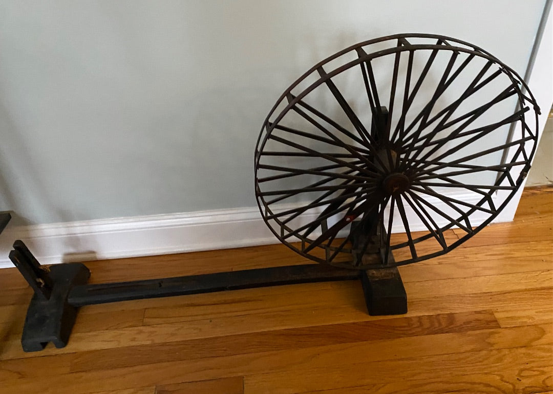 Antique Japanese silk spinning wheel AS IS – Jackson Square