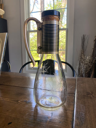 Pyrex Glassware Atomic Starburst Decanter