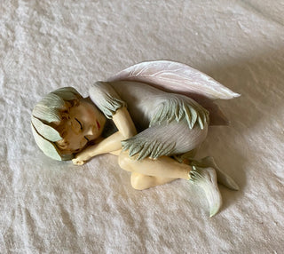 Vintage sleeping fairy